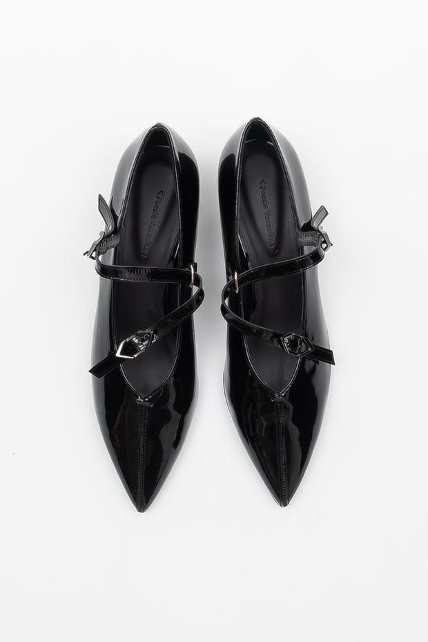 POEVE FT24 ヒã�Eル レチE‚£ースシューズ | POEVE FT24 heels women's shoes