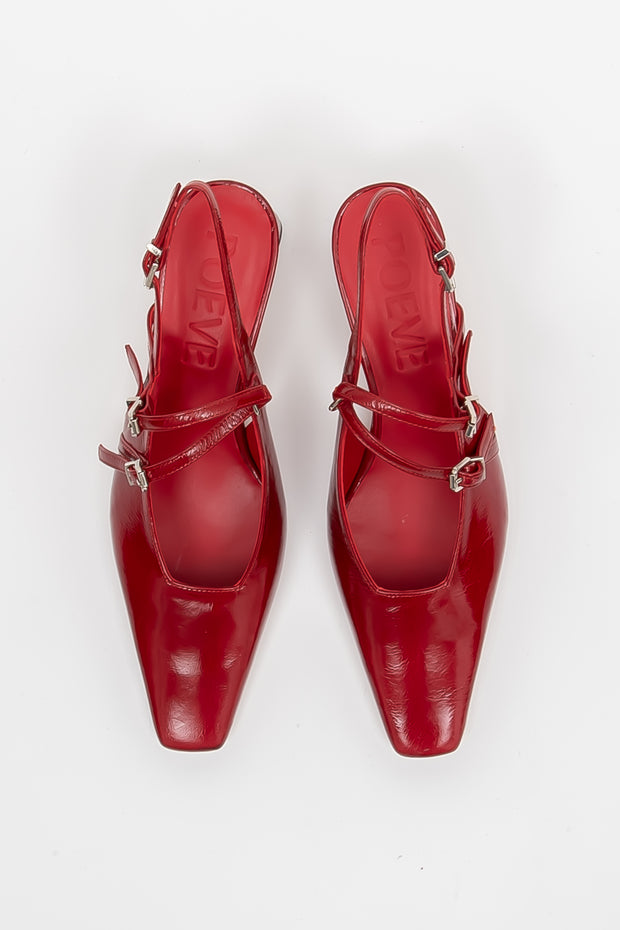 POEVE OT14 スリングバック レディースシューズ | POEVE OT14 sling back women's shoes