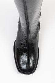 POEVE　イタリア製　ロングブーツ　ブラック